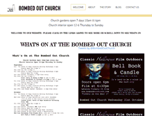 Tablet Screenshot of bombedoutchurch.com